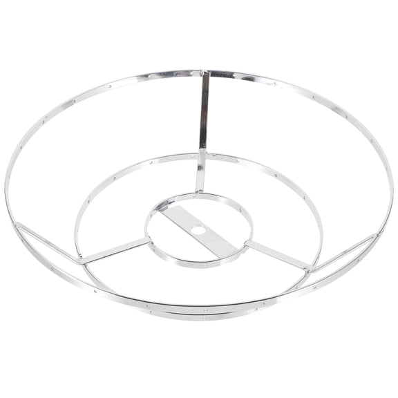 TAILTOSS Lampshade Frames Wire Retro Crystal Style Silver 1Pack 9.8X9.8X2.4In