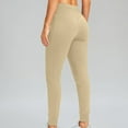 thumbnail image 4 of RQYYD Women's Fleece Lined Joggers High Waisted Water Resistant Thermal Winter Sweatpants Running Hiking Pockets, 4 of 7