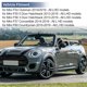 thumbnail image 2 of Reemplazo de tapa de espejo ABS de 1 par de Unique Bargains Grano de carbono para Mini F54 Clubman 2014/2019 - Todos los modelos LHD Cubierta de guardia de espejo 51167401229/51167401230, 2 of 7