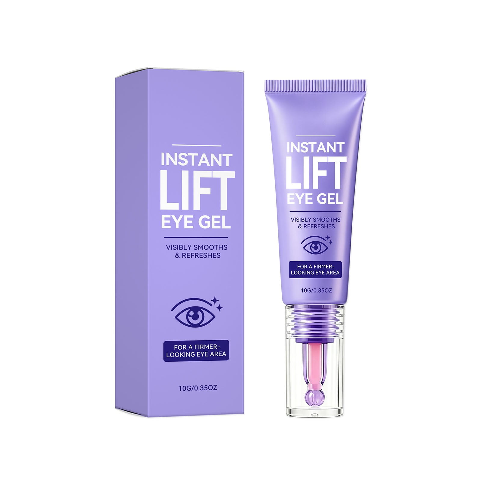 Instant Lift Eye Gel For Reduce Eye Bags & Dark Circles,Instant Firm Eye Tightener, Wrinkle Smoothing,Eye Cream for Puffiness Look, Dark Circle Appearance & Fine Line Care For Women