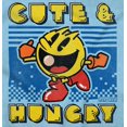 thumbnail image 2 of Retro Cute Hungry Funny PACMAN Game Women's Graphic T Shirt Tees Brisco Brands S, 2 of 6