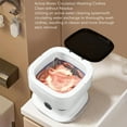 thumbnail image 3 of Portable Washing Machine, 10L High Capacity Mini Foldable Washer with 3 Modes Deep Cleaning for Underwear, Baby Clothes, or Small Items, Foldable Washing Machine for Apartments, RV, 3 of 8