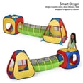 thumbnail image 2 of Tienda de campaña plegable UTEX 3 en 1 con túnel y piscina de bolas para niños, 2 of 7
