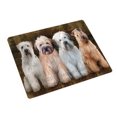 thumbnail image 1 of Rustic 4 Wheaten Terriers Dog Blanket BLNKT61815, 1 of 3