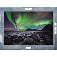 thumbnail image 2 of wall26 - Science Fiction ViewPort - Decal - A View of The Northern Lights - Wall Mural, Removable Sticker, Home Decor - 24x32 inches, 2 of 8