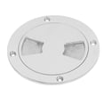 thumbnail image 2 of 316 Stainless Steel Boat Deck Plate Durable Round Metal Inspection Hatch Cover for Marine Access RV, 2 of 7