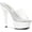 Clear/White, variant on Women's Pleaser Kiss 201