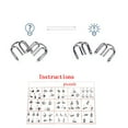 15 Pcs/Set IQ Metal Puzzle Mind Brain Teaser Magic Wire Puzzles Game Toys for Children Adults