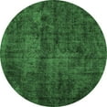 thumbnail image 1 of Ahgly Company Indoor Round Persian Emerald Green Traditional Area Rugs, 8' Round, 1 of 4