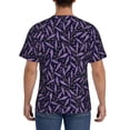 thumbnail image 2 of Naloa Lavender Flowers Men's T-Shirt Sport T-shirt Men's Basic Tee Casual Men's Shirt, Round Neck, Short Sleeves - 3X-Large, 2 of 5