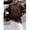 Brown, variant on Women Brown Suede Bomber Jacket Relaxed Fit Long Sleeve Zip Front Pocket