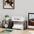 thumbnail image 5 of Honiter 2 Sets Desk Shelf, Desktop Organizer Shelf, 2 Tier Independent Stackable Desktop Shelves, Desktop Office Storage Rack Display Shelf, 5 of 17
