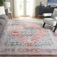 thumbnail image 2 of SAFAVIEH Rosewood Zander Medallion Area Rug, Blue/Red, 9' x 12', 2 of 7