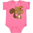 thumbnail image 3 of Inktastic Spring Animals, Cute Squirrel, Colorful Flowers Boys or Girls Baby Bodysuit, 3 of 5