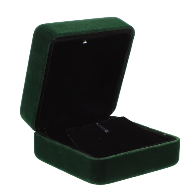 KAKOWELY Earring Box With Light Stylish Earring Box Earring Storage Box Jewelry Display Case with Light3.03"X3.03"X1.77"
