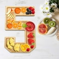 thumbnail image 5 of Number-Shaped Serving Tray, Fruit & Cheese Platter for Parties, Birthdays, and Holiday Celebrations, 5 of 5