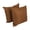 Mocha, variant on Blazing Needles Indoor/Outdoor Square Corded Throw Pillow, 25", Mocha 2 Count