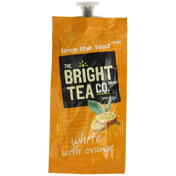 FLAVIA Tea, White with Orange, 20Count Fresh Packs (Pack of 5