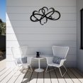 thumbnail image 3 of Ygjytge Metal Infinity Heart Art Love Wall Sign Decor para Sala Estar (DoubleHeart), 3 of 9