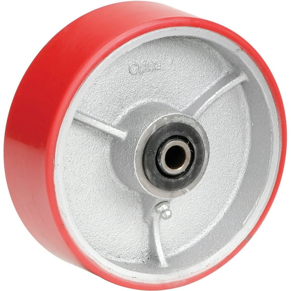 Global Industrial 6" x 2" Polyurethane Wheel, 3/4" Axle, 1/Pk