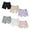 Black/White/Gray/Pink/Purple/Colour, variant on Phenas 6 Pack Toddler and Girls Ruffled Dance Shorts Bike Shorts Under Dress Multi-Color Shorts