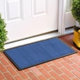 thumbnail image 3 of A1 Home Collections LLC A1HC New Durable and Versatile Polypropylene Rubber Door Mat All Weather Inside Outside Door Mat 16"x24" - Criss Cross Green, 3 of 5