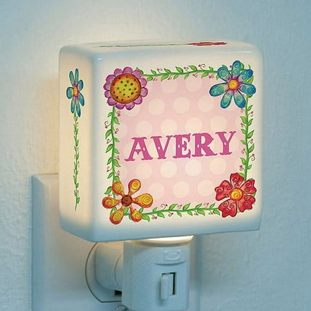 Personalized Sweet Flowers Night Light