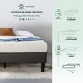 thumbnail image 2 of Base de Cama King Size Zinus Curtis Estructura Tapizada Color Gris Claro. Fácil Armado, para Todas las Edades., 2 of 6
