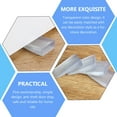 thumbnail image 3 of HERFIER 8pcs PVC Door Stopper Nail-free Door Wedge Stop Furniture Leveling Shims 1.97x1.18x0.39in, 3 of 9