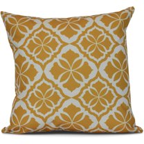 Simply Daisy, Tiki Square, Geometric Print Outdoor Pillow