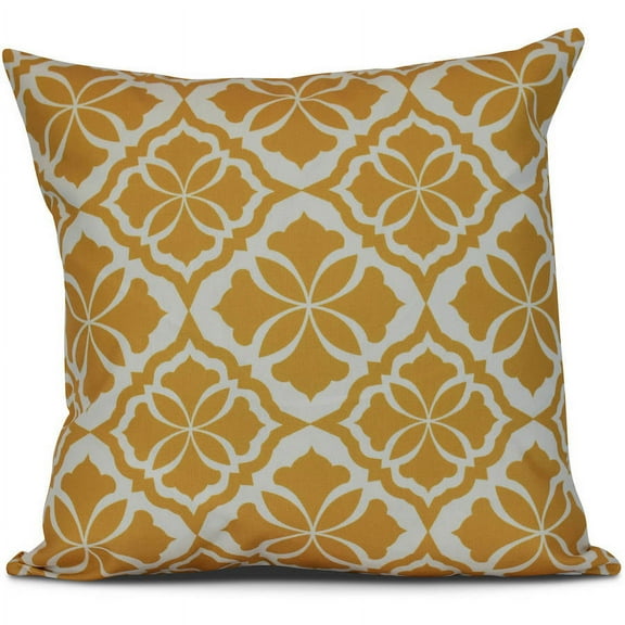 Simply Daisy, Tiki Square, Geometric Print Outdoor Pillow