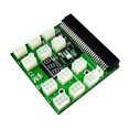 thumbnail image 3 of Injueey 12V PCI-E 12/17x 6 pines adaptador de corriente servidor fuente de alimentación Breakout Board para 1200W 750W PSU servidor GPU Electrónica miscelánea, 3 of 6