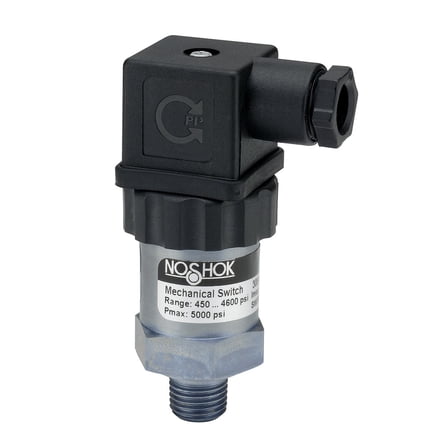 NOSHOK 300 Series Mechanical Compact Pressure Switch, 15 to 230 PSI