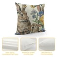thumbnail image 4 of Easter Pillow Covers Spring Bunny Daffodil Throw Accent Pillows Case Decorative Farmhouse Rustic Throw Pillow Covers for Sofa Couch Home Holiday Decor Decoration, 4 of 5