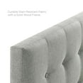 thumbnail image 6 of Modway Emily Tufted Button Headboard, King, Gray, 6 of 7