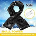 thumbnail image 2 of Usb Heated Scarf Winter Scarf Heated Scarf Usb Women Heating Scarf Couple Scarf, 2 of 5