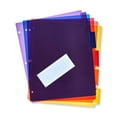 thumbnail image 3 of (2 pack) Pen+Gear PT016 5-Tab Insert Dividers, Multi Colors, 5 Count, 3 of 6