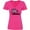 Hot Pink, variant on Inktastic Fifty & Fabulous Women's V-Neck T-Shirt