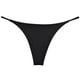 thumbnail image 1 of 4 piezas de tanga para mujer, antibacteriana, de cintura baja, con cinta fina, suave, transpirable, color negro, talla M, 1 of 12