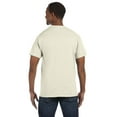 thumbnail image 3 of Justblanks Men's Adult Classic Crew Neck Regular-Fit Heavy 100% Cotton Short Sleeve T-Shirt For Men - Natural - 4X-Large, 3 of 3