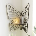 thumbnail image 2 of Butterfly Shaped Wall Deor Floating Shelf, Cute Wall Display Rack, Small Decorative Shelf Wall Mounted,Hanging Wall Shelf for Toys, Plants and Decorations Storage, Black, 2 of 4