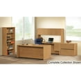 thumbnail image 3 of 10500 Series Kneespace Credenza With 3/4-Height Pedestals 72w x 24d, Harvest, 3 of 4