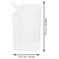 thumbnail image 6 of IFANLANDOR Beverage Pouches Transparent 1 Set 5.70X3.93X0.04in, 6 of 6