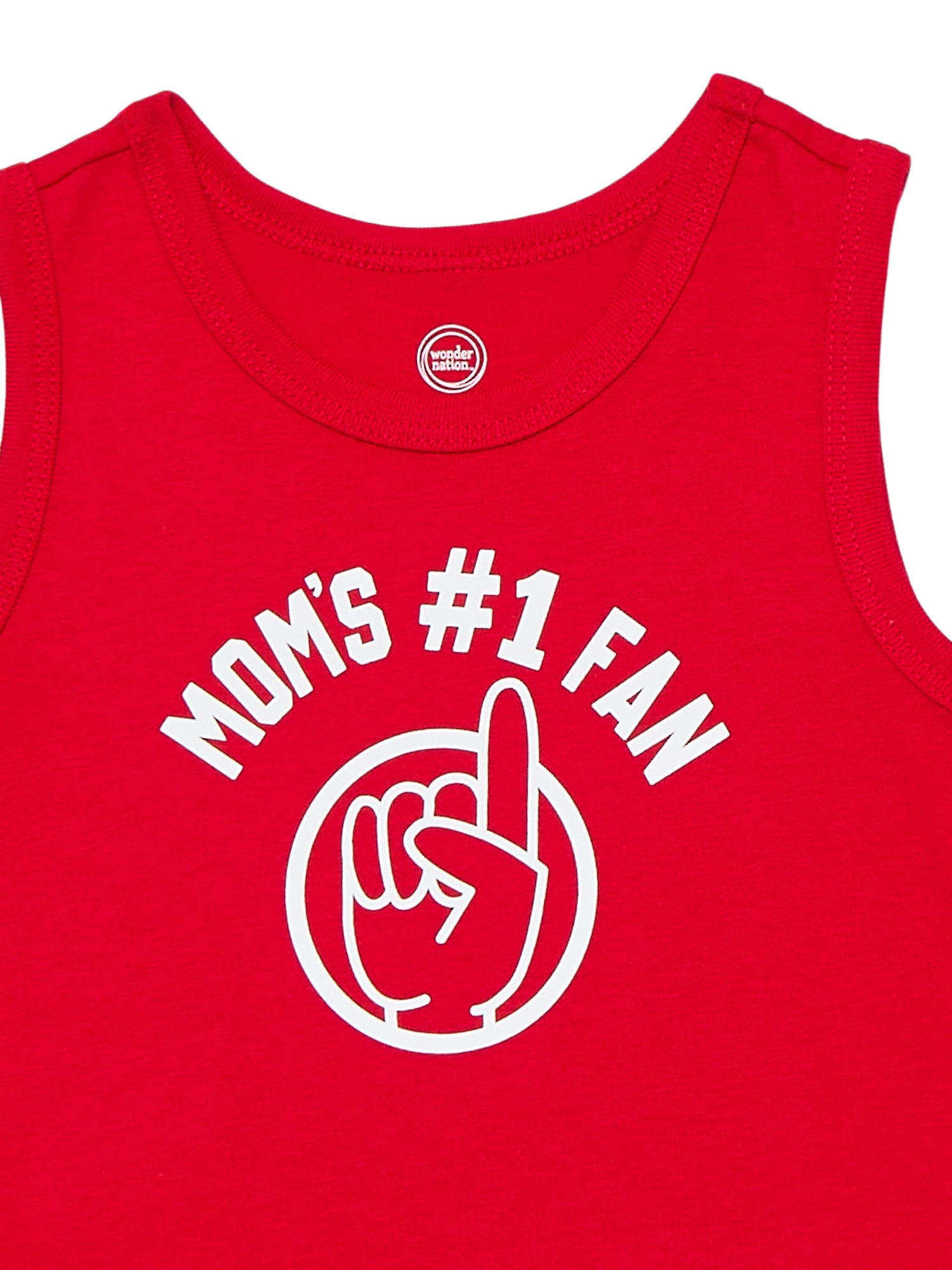 Wonder Nation Baby and Toddler Boys Tank Top, 3-Pack, Sizes 18M-5T