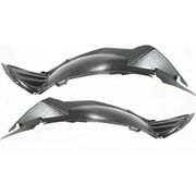 DCP Set of 2 Fender Liners for Chevrolet Traverse 2009-2017 GM1248208 GM1249208