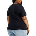 thumbnail image 3 of Love Tribe Womens Trendy Plus Size Radiant-Graphic T-Shirt,Black,3X, 3 of 3