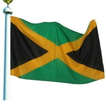 Masteelf Jamaican Flag Large 90 x 150 cm Made of Durable Polyester Ideal for Festivals and Patriotic Decorations