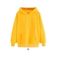 thumbnail image 4 of Baohd Rester Chic et Confortable Femmes Sweat à Capuche pour Toute Saison Confortable Jaune L 1Set, 4 of 6
