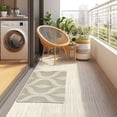 thumbnail image 4 of Yayeee Doormat for Indoor Entrance 32" x 20" Non Slippery Floor Rug, Light Brown Pattern, 4 of 8