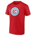 thumbnail image 2 of Men's Fanatics Xherdan Shaqiri Red Chicago Fire Authentic Stack Name & Number T-Shirt, 2 of 3